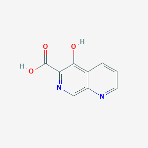 molecular formula C9H6N2O3 B11909889 5-Hydroxy-1,7-naphthyridine-6-carboxylic acid CAS No. 70730-35-7