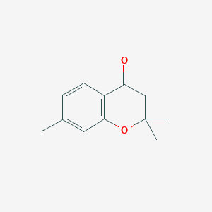 4H-1-Benzopyran-4-one, 2,3-dihydro-2,2,7-trimethyl-