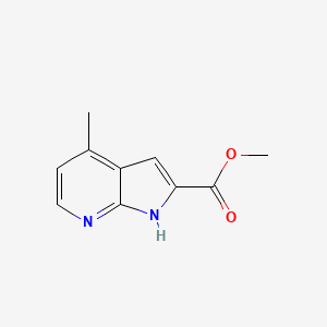 Methyl 4-methyl-1H-pyrrolo[2,3-b]pyridine-2-carboxylate