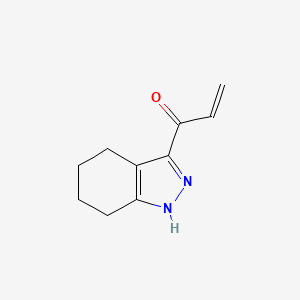 1-(4,5,6,7-Tetrahydro-1H-indazol-3-yl)prop-2-en-1-one