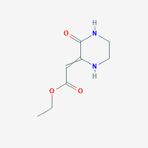 Ethyl 2-(3-oxopiperazin-2-ylidene)acetate