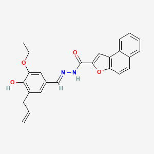 N'-(3-allyl-5-ethoxy-4-hydroxybenzylidene)naphtho[2,1-b]furan-2-carbohydrazide