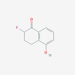 B11911836 2-fluoro-5-hydroxy-3,4-dihydronaphthalen-1(2H)-one CAS No. 507477-10-3