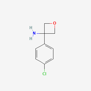 3-(4-Chlorophenyl)-3-oxetanamine