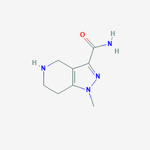 1-methyl-4,5,6,7-tetrahydro-1H-pyrazolo[4,3-c]pyridine-3-carboxamide