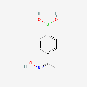 [4-[(Z)-N-hydroxy-C-methylcarbonimidoyl]phenyl]boronic acid