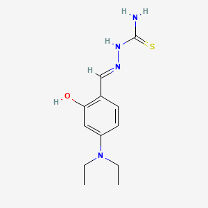 molecular formula C12H18N4OS B1191218 4-(Diethylamino)-2-hydroxybenzaldehyde thiosemicarbazone 