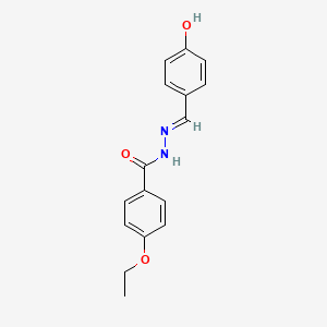 4-ethoxy-N'-(4-hydroxybenzylidene)benzohydrazide