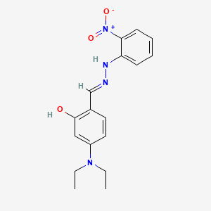 4-(Diethylamino)-2-hydroxybenzaldehyde {2-nitrophenyl}hydrazone