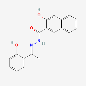 3-hydroxy-N'-[1-(2-hydroxyphenyl)ethylidene]-2-naphthohydrazide