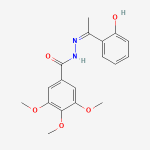 N'-[1-(2-hydroxyphenyl)ethylidene]-3,4,5-trimethoxybenzohydrazide