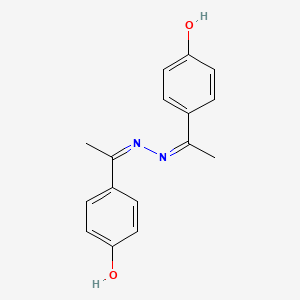 molecular formula C16H16N2O2 B1191254 1-(4-Hydroxyphenyl)ethanone [1-(4-hydroxyphenyl)ethylidene]hydrazone 