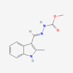 methyl 2-[(2-methyl-1H-indol-3-yl)methylene]hydrazinecarboxylate