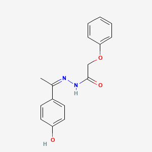 N'-[1-(4-hydroxyphenyl)ethylidene]-2-phenoxyacetohydrazide