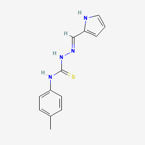 1H-pyrrole-2-carbaldehyde N-(4-methylphenyl)thiosemicarbazone