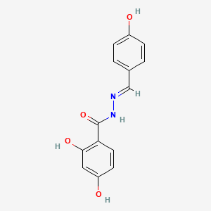 2,4-dihydroxy-N'-(4-hydroxybenzylidene)benzohydrazide