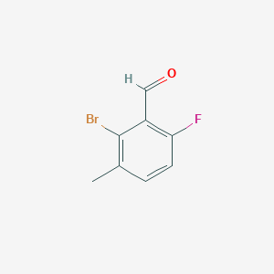 molecular formula C8H6BrFO B119135 2-溴-6-氟-3-甲基苯甲醛 CAS No. 154650-16-5