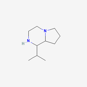 molecular formula C10H20N2 B11913803 1-Isopropyloctahydropyrrolo[1,2-a]pyrazine 