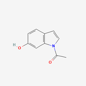 molecular formula C10H9NO2 B11913808 1-(6-Hydroxy-1H-indol-1-yl)ethan-1-one CAS No. 771533-28-9