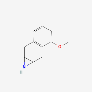 molecular formula C11H13NO B11913820 3-methoxy-1a,2,7,7a-tetrahydro-1H-naphtho[2,3-b]azirine 