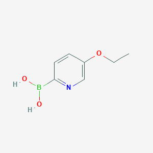 molecular formula C7H10BNO3 B11913874 (5-Ethoxypyridin-2-yl)boronic acid 