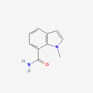 molecular formula C10H10N2O B11913899 1-Methyl-1H-indole-7-carboxamide 