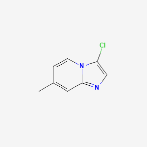 molecular formula C8H7ClN2 B11913942 3-Chloro-7-methylimidazo[1,2-a]pyridine 