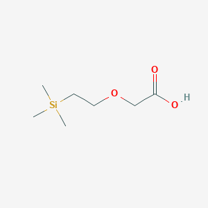 molecular formula C7H16O3Si B11913943 [2-(Trimethylsilyl)ethoxy]acetic acid CAS No. 104206-48-6