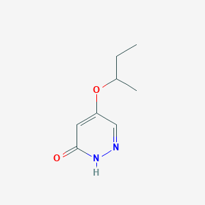 molecular formula C8H12N2O2 B11914075 5-(sec-Butoxy)pyridazin-3(2H)-one CAS No. 1346697-74-2