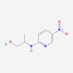 B119143 2-[(5-Nitropyridin-2-yl)amino]propan-1-ol CAS No. 149873-65-4