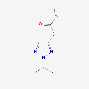 2-[2-(propan-2-yl)-2H-1,2,3-triazol-4-yl]acetic acid