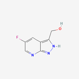 (5-Fluoro-1H-pyrazolo[3,4-b]pyridin-3-yl)methanol