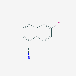 6-Fluoronaphthalene-1-carbonitrile