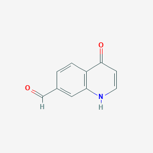 4-Hydroxyquinoline-7-carboxaldehyde