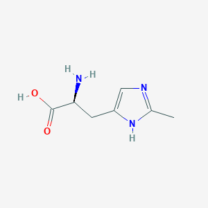 molecular formula C7H11N3O2 B11914771 2-Methyl-L-histidine CAS No. 56217-49-3