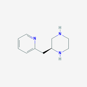 molecular formula C10H15N3 B11914774 (S)-2-(Pyridin-2-ylmethyl)piperazine CAS No. 1217471-34-5