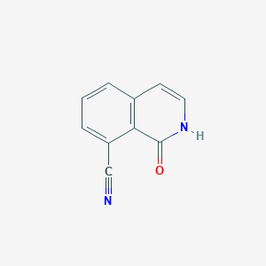 1-Hydroxyisoquinoline-8-carbonitrile