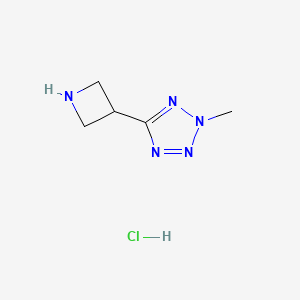 5-(Azetidin-3-yl)-2-methyl-2H-1,2,3,4-tetrazole hydrochloride