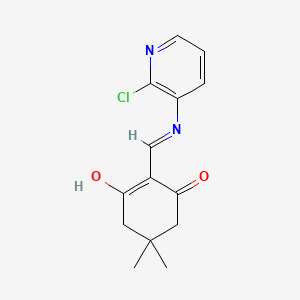 2-{[(2-Chloro-3-pyridinyl)amino]methylene}-5,5-dimethyl-1,3-cyclohexanedione