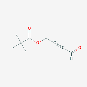 Propanoic acid, 2,2-dimethyl-, 4-oxo-2-butyn-1-yl ester