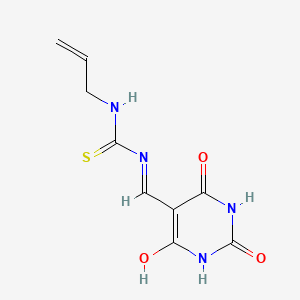 N-allyl-N'-[(2,4,6-trioxotetrahydro-5(2H)-pyrimidinylidene)methyl]thiourea