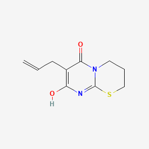 7-allyl-6-hydroxy-3,4-dihydro-2H,8H-pyrimido[2,1-b][1,3]thiazin-8-one