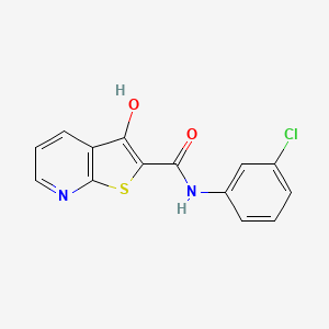 N-(3-chlorophenyl)-3-hydroxythieno[2,3-b]pyridine-2-carboxamide