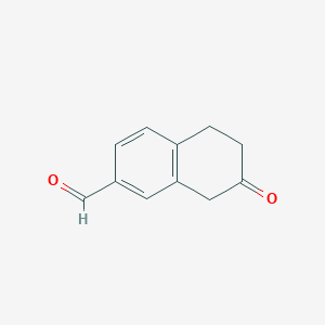 7-oxo-5,6,7,8-Tetrahydronaphthalene-2-carbaldehyde