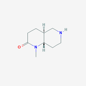 (4aS,8aS)-1-methyl-3,4,4a,5,6,7,8,8a-octahydro-1,6-naphthyridin-2-one