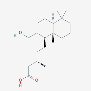 molecular formula C20H34O3 B1191546 17-Hydroxycativic acid 