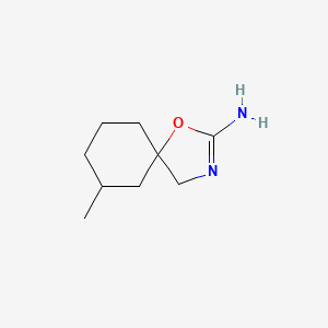 7-Methyl-1-oxa-3-azaspiro[4.5]dec-2-en-2-amine