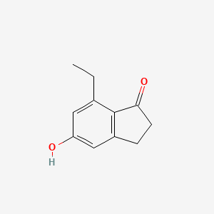 7-Ethyl-5-hydroxy-2,3-dihydro-1H-inden-1-one