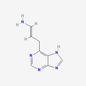 3-(1H-Purin-6-yl)prop-1-en-1-amine