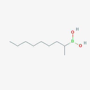 molecular formula C9H21BO2 B11915663 Nonan-2-ylboronic acid 